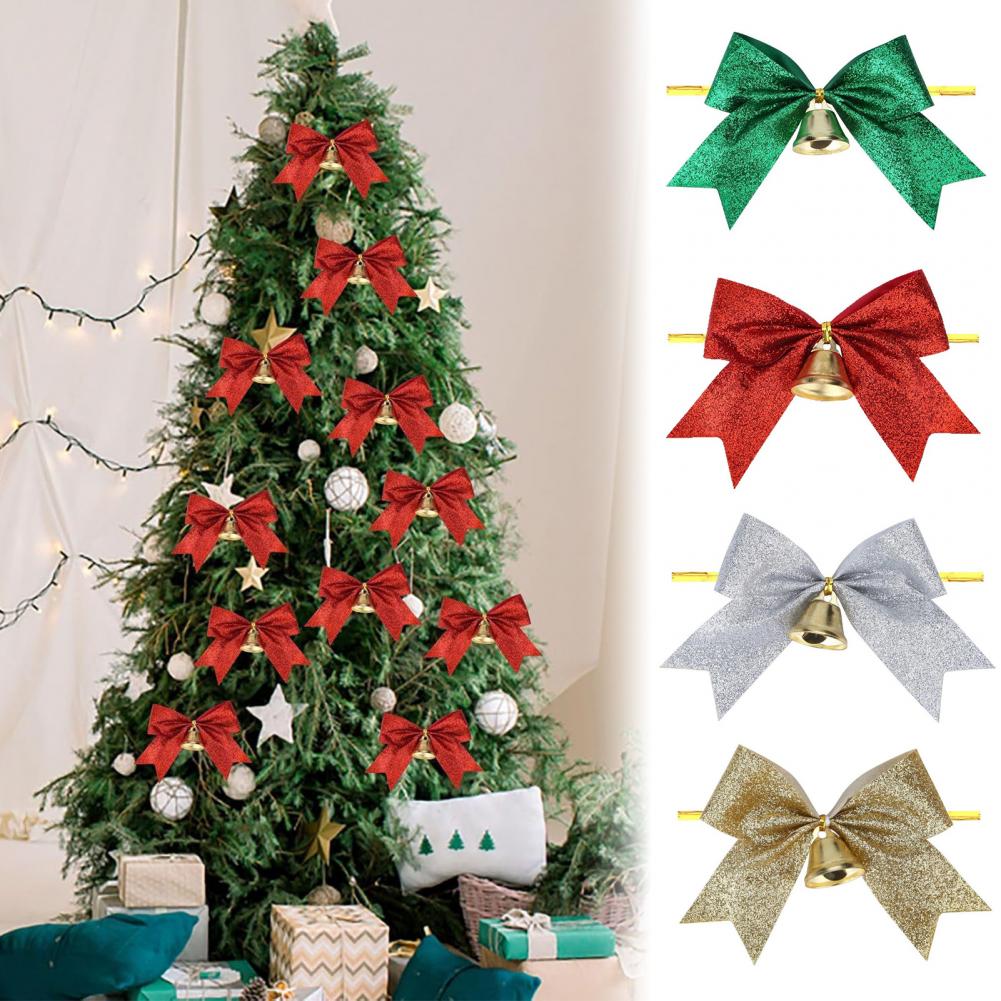 Bow Tie Pre Tied - 2 nœuds de Noël avec clochette,