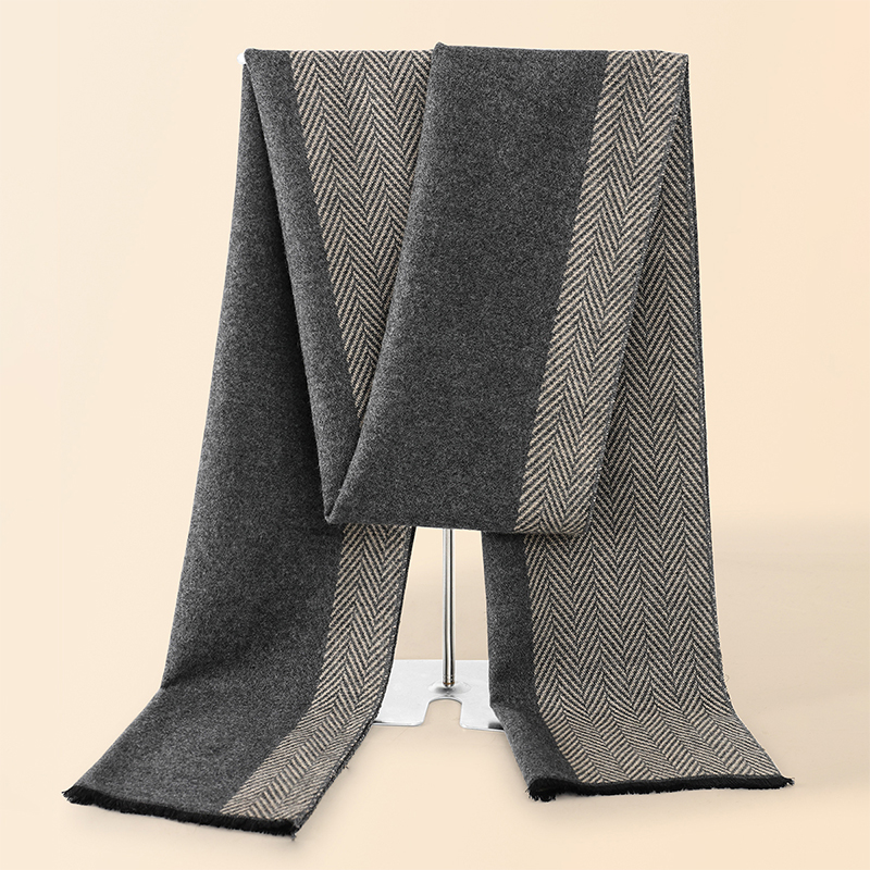 Muffler Men Wool - Luxe hiver hommes écharpe châle chaud