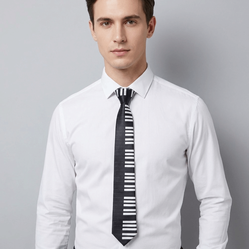 Skinny Tie Men - Cravate simple et fine pour homme,