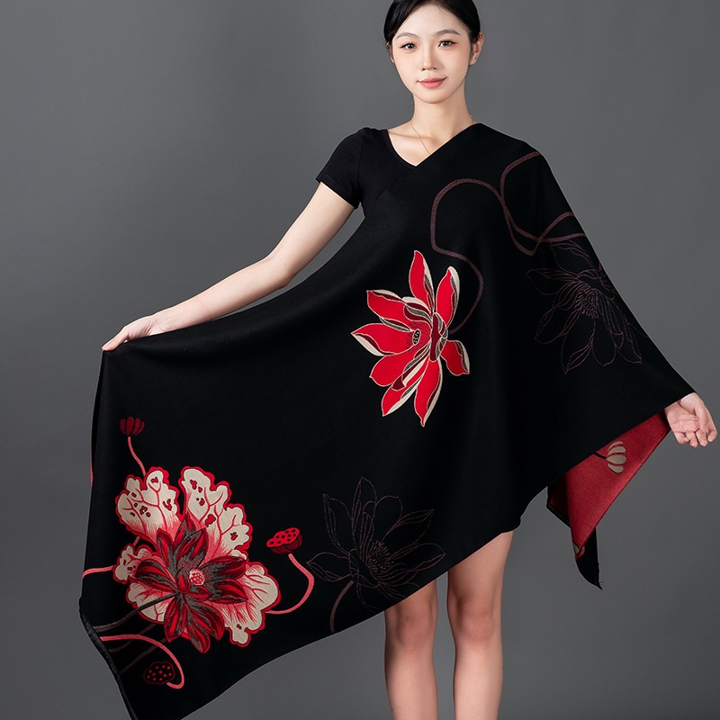 Femmes hiver châle cachemire é - Woven Scarf Blanket avis et prix