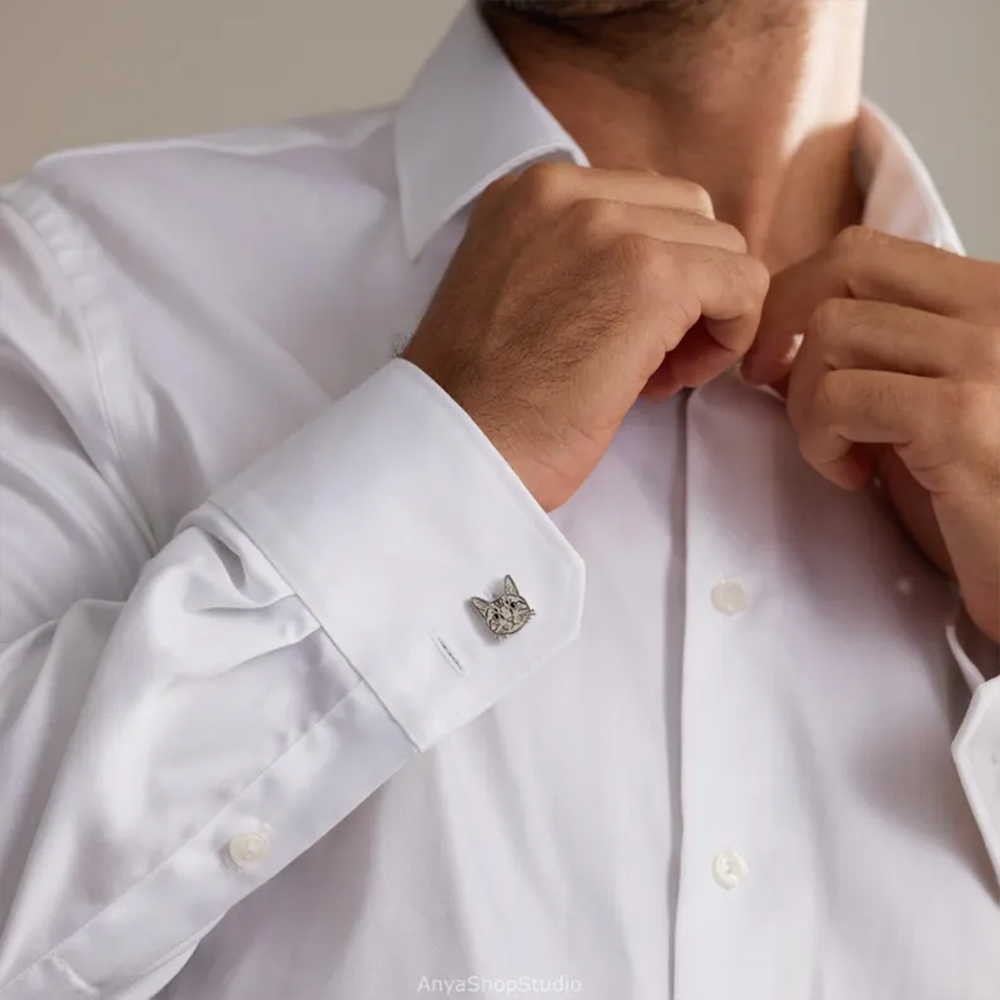 Boutons de manchette personnal - Tie Clip Silver avis et prix
