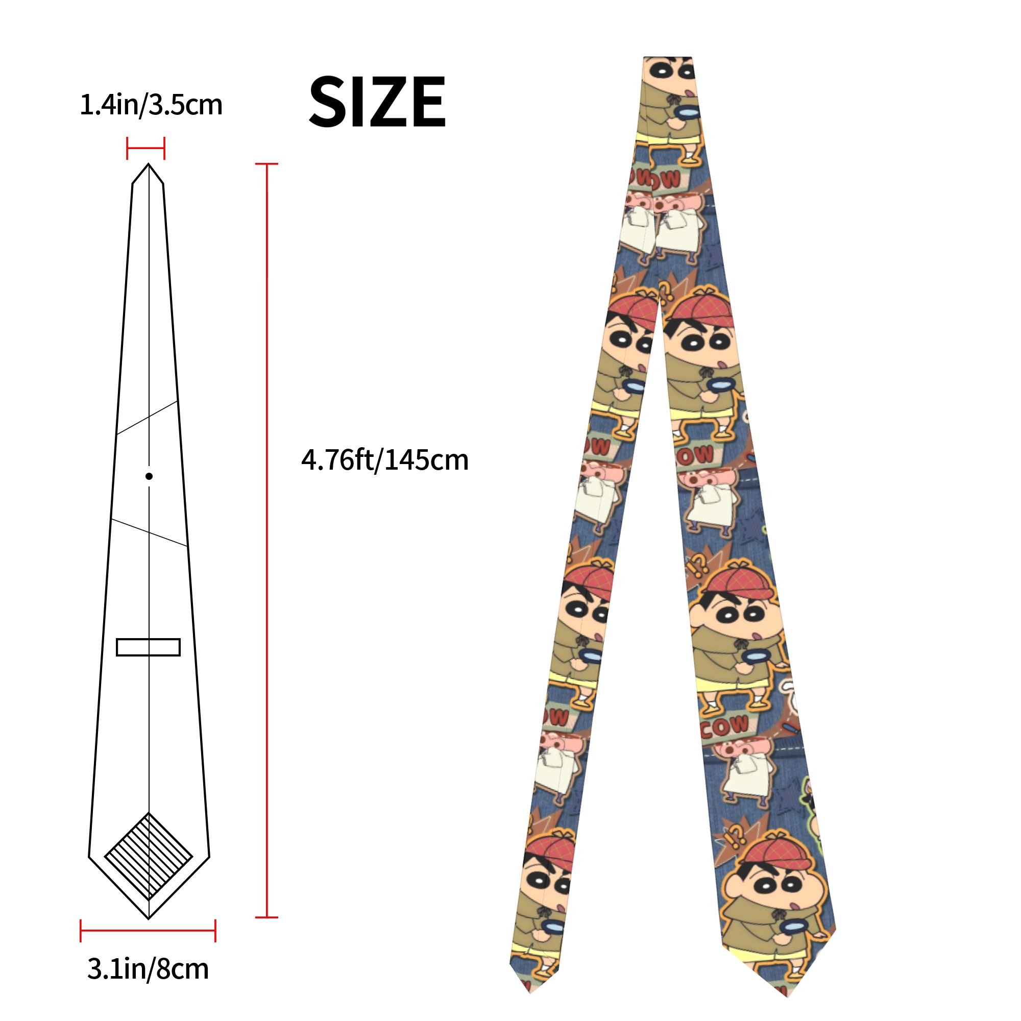 Cravates de dessin animé des a - Skinny Tie Men avis et prix