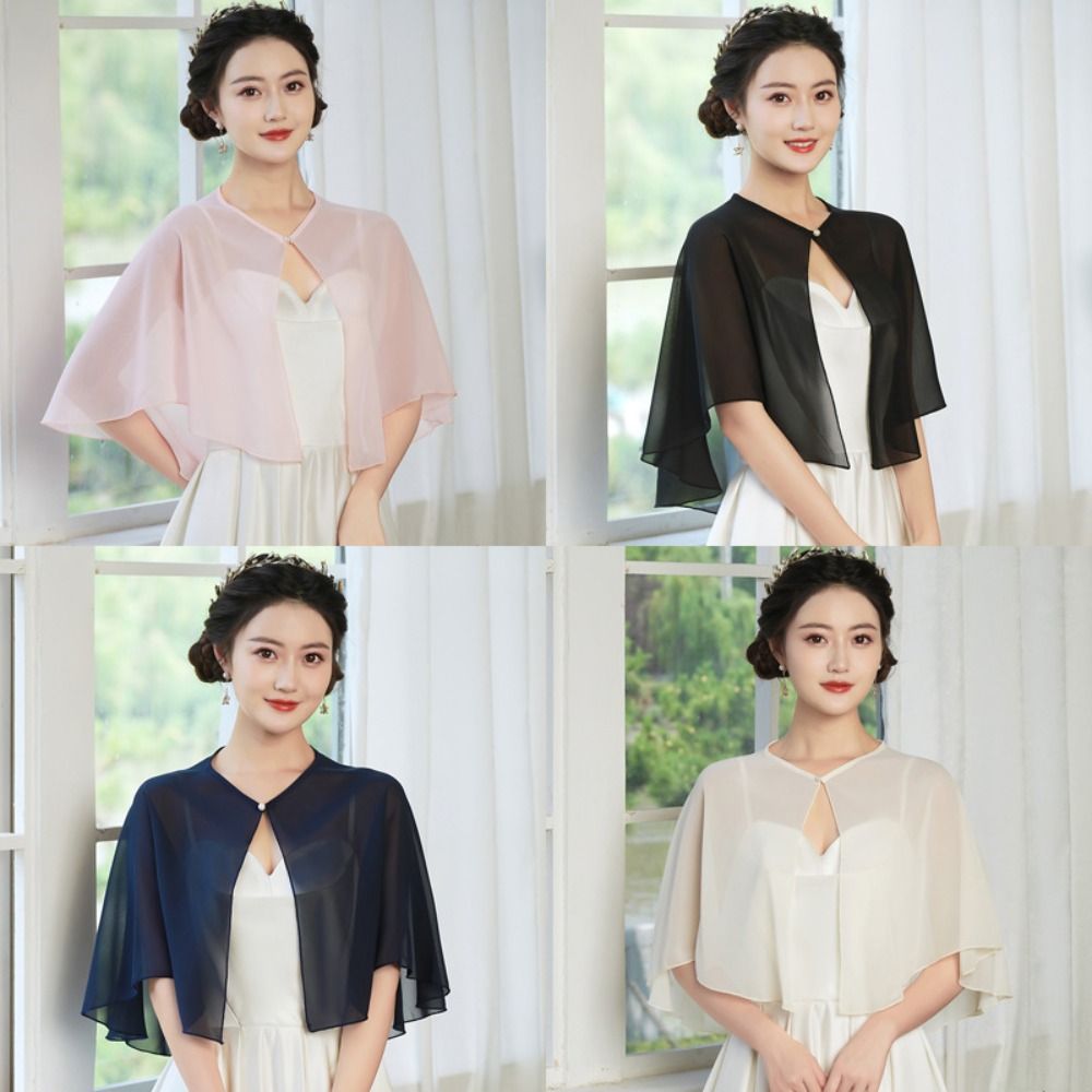 Capelet vintage en mousseline  - Stole Wedding Shawl avis et prix